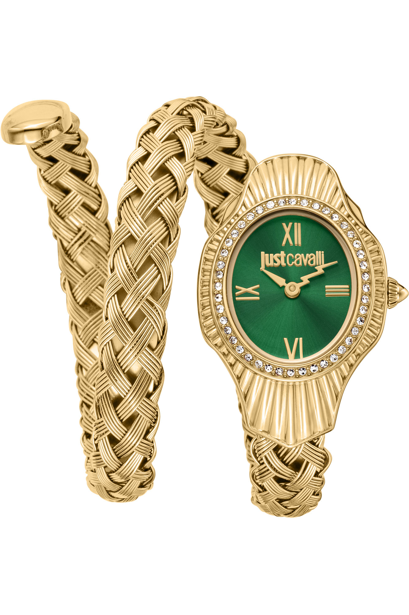 Just Cavalli Twined Yellow Gold Green (JC1L305M0035) Just Cavalli Twined Yellow Gold Green (JC1L305M0035)