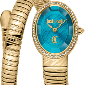 Just Cavalli Velina Yellow Gold Turquoise (JC1L353M0035)
